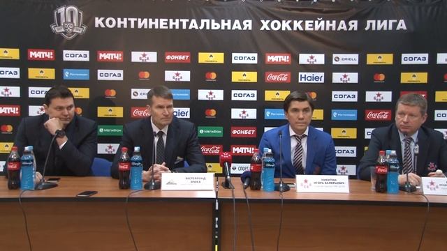 ПХК ЦСКА – ХК «Салават Юлаев». Пресс-конференция смотреть онлайн