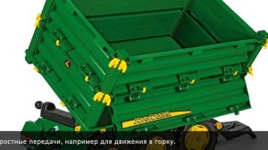 Педальные трактора John Deere Rolly Toys в Detstvo.Shop для катания детей