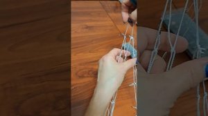Усовершенствованный способ соединения первых ячеек косынок дели.