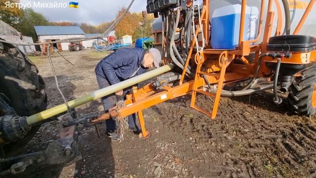 Оприскувач в консервацію. Зимова сплячка для техніки.