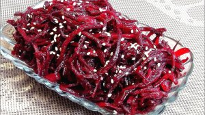 Безумно вкусный салат из СВЕКЛЫ по-корейски — проще не бывает.