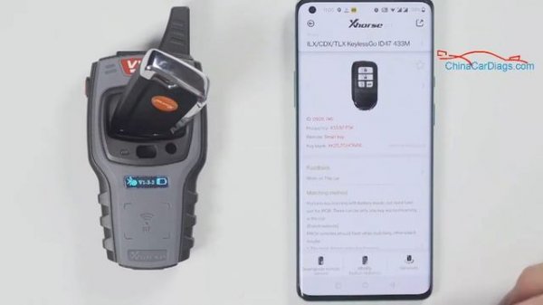 Chip generation by Xhorse VVDI mini key tool-chinacardiags.com