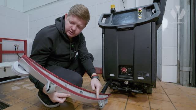 Робот уборщик на складе - обзор ANB510 Noblelift