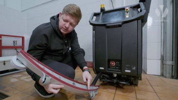 Робот уборщик на складе - обзор ANB510 Noblelift