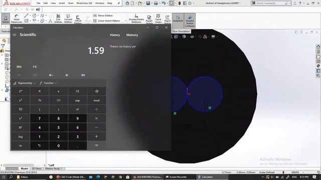 Sweep Feature in Solid Works | Week # 04 | Handsfree Example | Part # 1/2 смотреть онлайн
