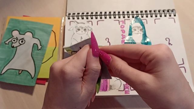 распоковка бумажных сюрпризов 🥰 открываем пакетики 🌺 смотреть онлайн