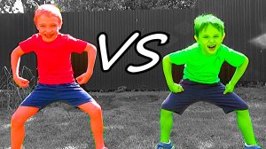 Зеленый ХАЛК против красного Халка