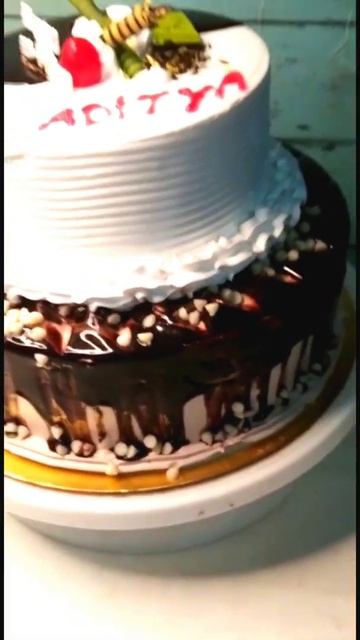 2 Tier Black Forest Cake 🍰🎂🎂  Dising :) #Short #short #youtube #Youtubeshort By Cooking Art L