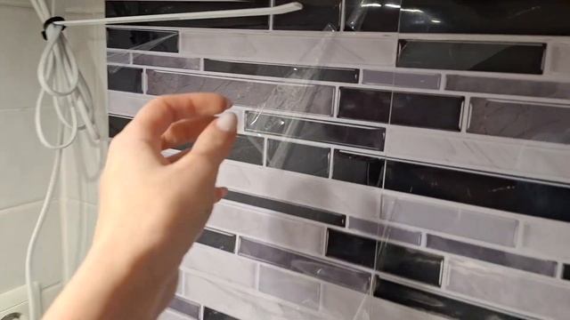 КУХОННЫЙ ФАРТУК СВОИМИ РУКАМИ | БЮДЖЕТНЫЙ ВАРИАНТ смотреть онлайн