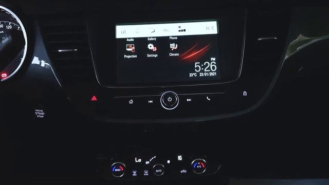 Opel Crossland X 2021 - AC Auto dual zone - شرح التحكم فى تكييف السيارة смотреть онлайн