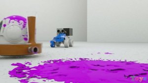 Учим цвета и рисуем с машинками. Развивающий мультфильм.