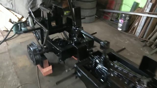 homemade mini tractor fracture four-wheel drive смотреть онлайн