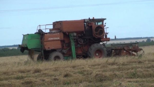 Уборка зерновых в Марий Эл.