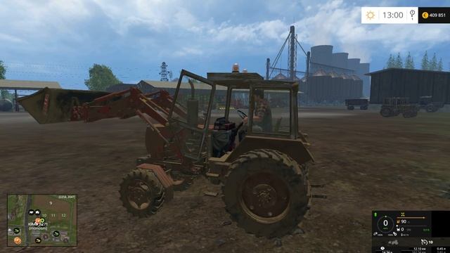 Farming Simulator 2015 проблемка с ковшом ЮМЗ смотреть онлайн