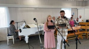 Милостью, Боже, Твоей я живу __ семейный дуэт__ Христианские песни_ г. Минск