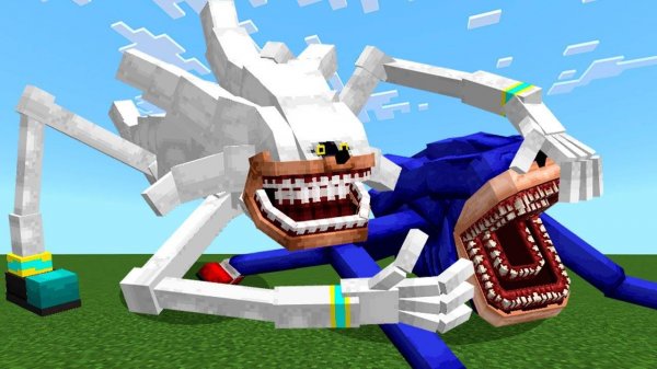 НОВЫЙ Shin Silver Sonic VS Shin sonic в Minecraft