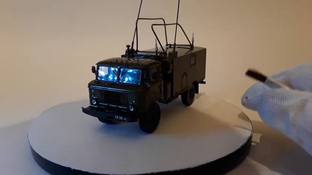 ГАЗ 66 кунг КШМ Р - 142Н🔹️SSM🔹️Обзор масштабной модели 1:43 смотреть онлайн