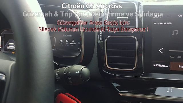 C5 AIRCROSS SUV | Güzergah & Trip Km Değiştirme Ve Sıfırlama