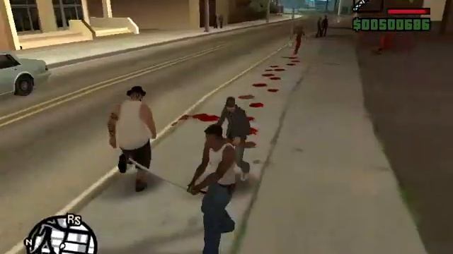 GTA San Andreas How dangerous is a Sword смотреть онлайн