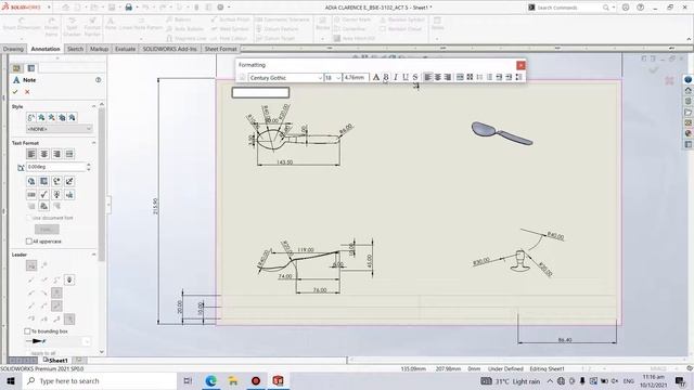 SOLIDWORKS ISOMETRIC DRAWING #9 (STEP BY STEP) смотреть онлайн