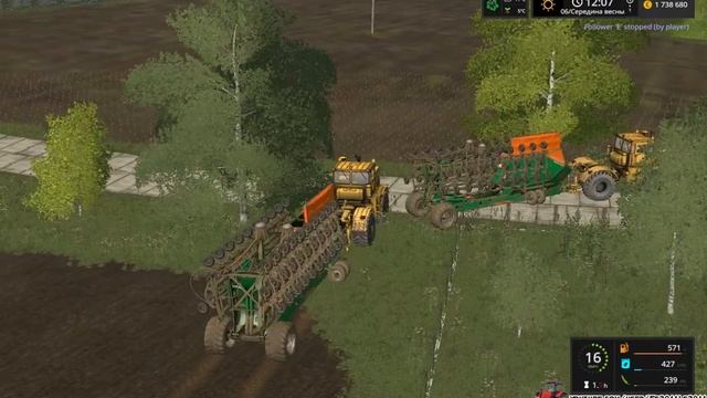 Кировец К 700А в работе