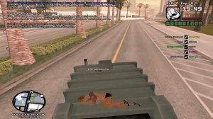 GTA SAMP - Гонка и Мусоровозы!