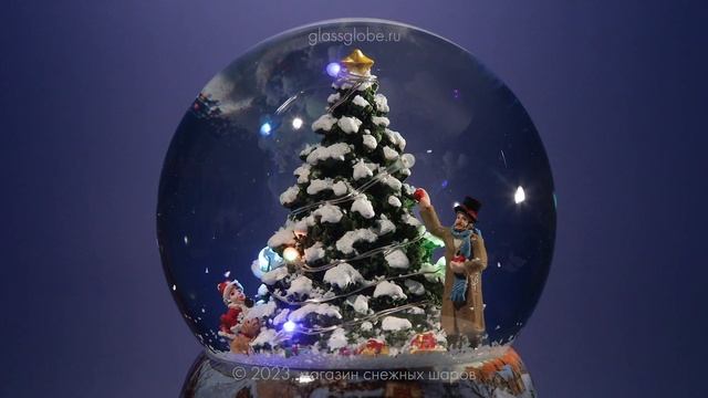Новогодний шар "Ёлочка, гори!" с мелодией "Ёлочка" (O Tannenbaum). 4К смотреть онлайн