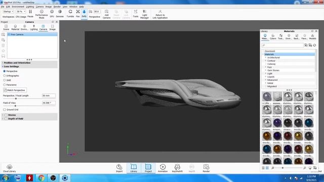 Zbrush to Keyshot Timelapse - Ghost Spaceship Concept смотреть онлайн