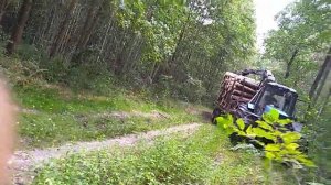 МТЗ 1221 Буксует.