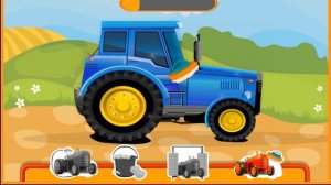 Мультик про СИНИЙ ТРАКТОР ГОША! ВЕСЕЛАЯ АВТОМОЙКА
