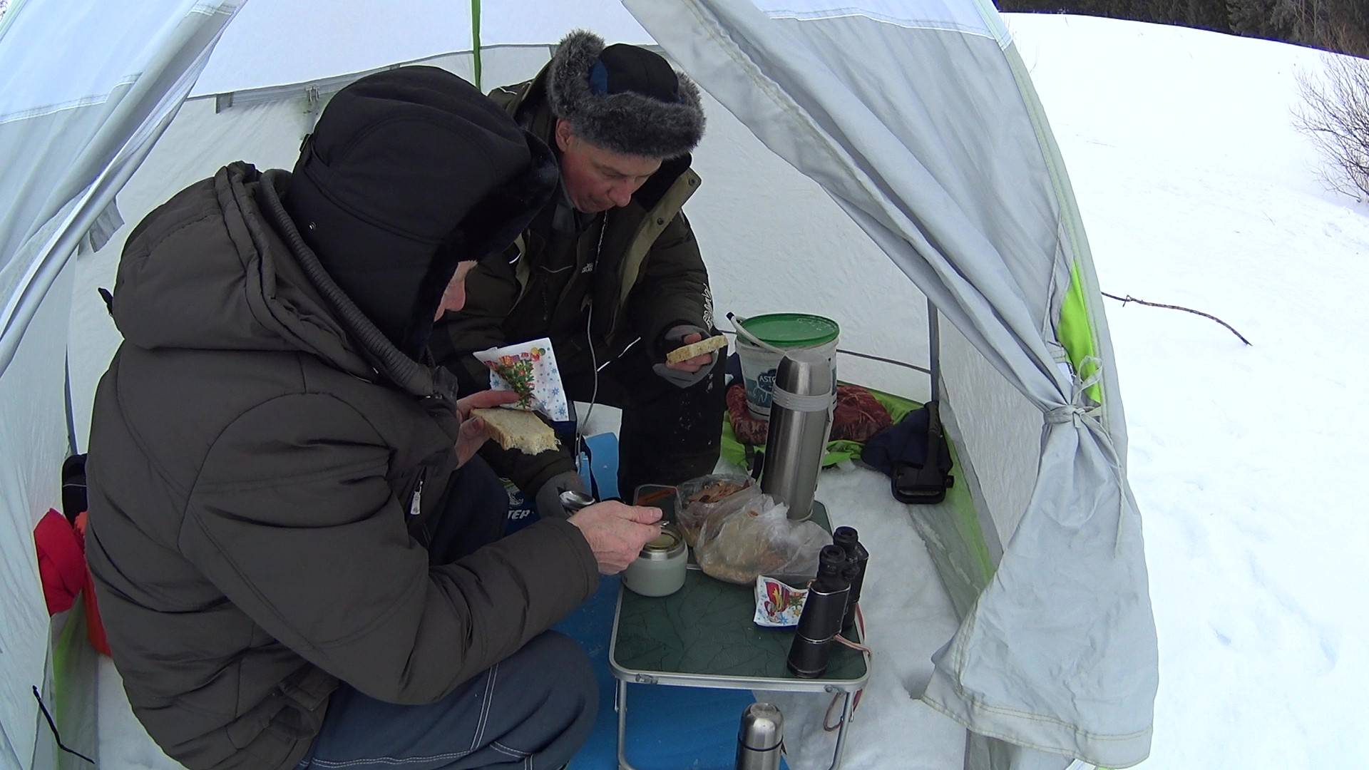 ЧЕПЦА.РЫБАЛКА НА ЖЕРЛИЦЫ.ПАЛАТКА ЛОТОС 3.