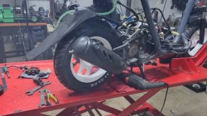 Нашёл искру - скутер из старых запчастей Honda Dio 34 Самодел