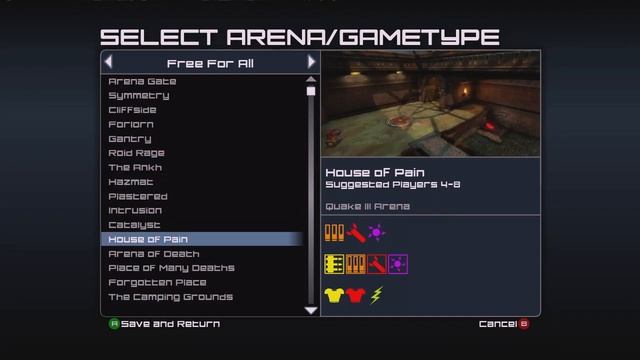 Quake Arena Arcade - XBOX 360 Gameplay