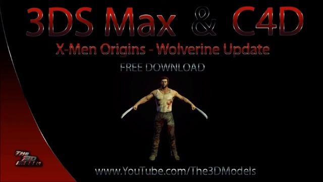 Cinema 4D/ 3DS Max | Wolverine Update Model Download + 21 Animations смотреть онлайн