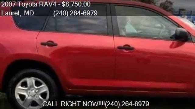 2007 Toyota RAV4 Base 4dr SUV 4WD I4 for sale in Laurel, MD смотреть онлайн