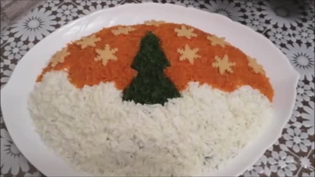 Салат с куриной печенью. Новогодний салат. Салат на Новый Год , новогодний стол, праздник смотреть онлайн