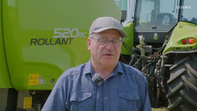 Демо-тур CLAAS Arion 640 C & Rollant 520 RC смотреть онлайн