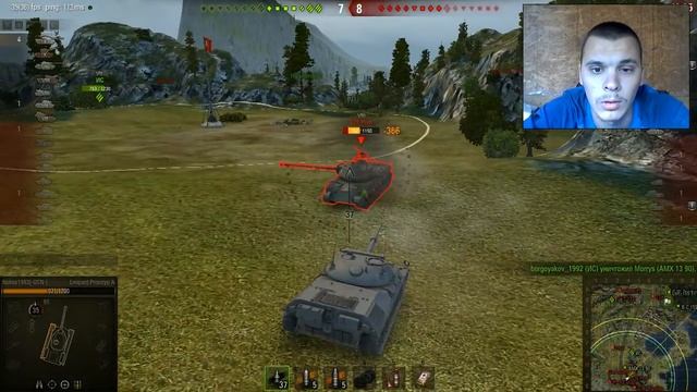 WorldOfTanks - Тащим на Леопарде 9лвл смотреть онлайн