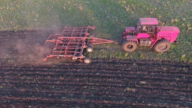 Трактор Т 360 и дискокультиватор Комбимастер (Combimaster) 6000