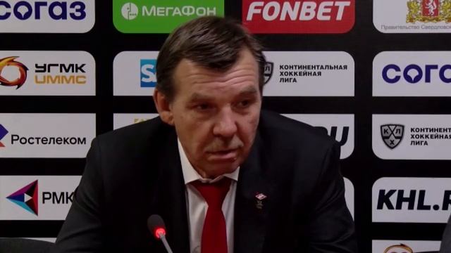 «Автомобилист» – «Спартак». Пресс-конференция смотреть онлайн