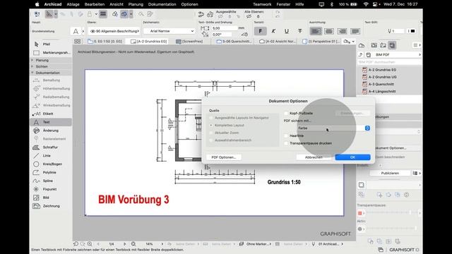 Archicad BIM 17-11 Pläne als PDF exportieren (Publisher) смотреть онлайн
