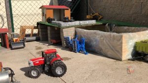 AGRO FARM RC TRACTOR pulls new LEMKEN Solitair 9!! RC BRUDER Toys