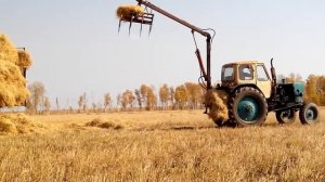 погрузка соломы-2, юмз-6