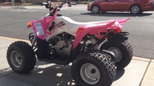 2014 Polaris Outlaw 90 Pink