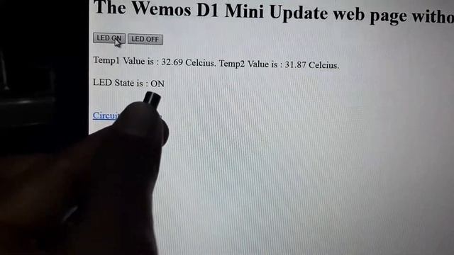 Arduino wemos d1 mini webpage смотреть онлайн