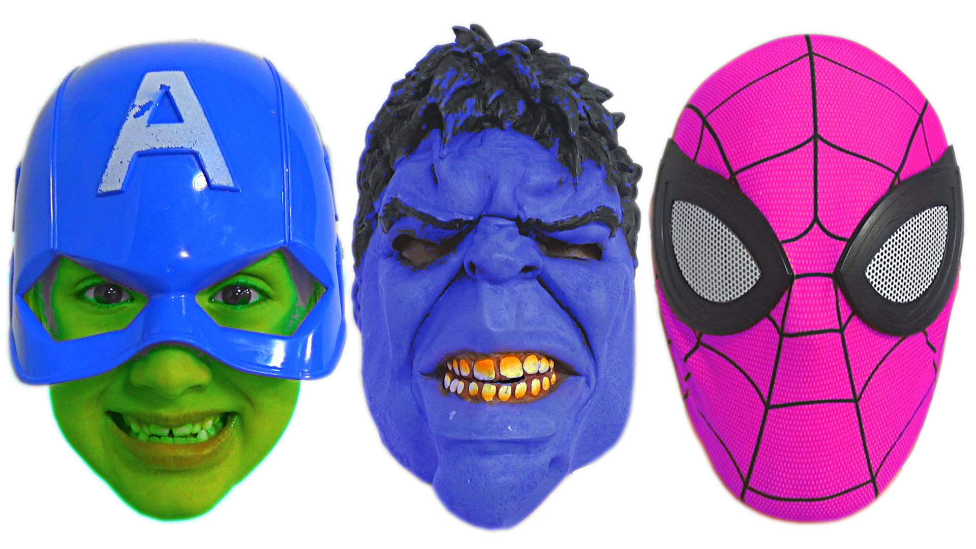 Супергерои окрасились в разные цвета и много воздушных шариков смотреть онлайн