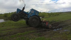 Трактор Т-40 с дискатором