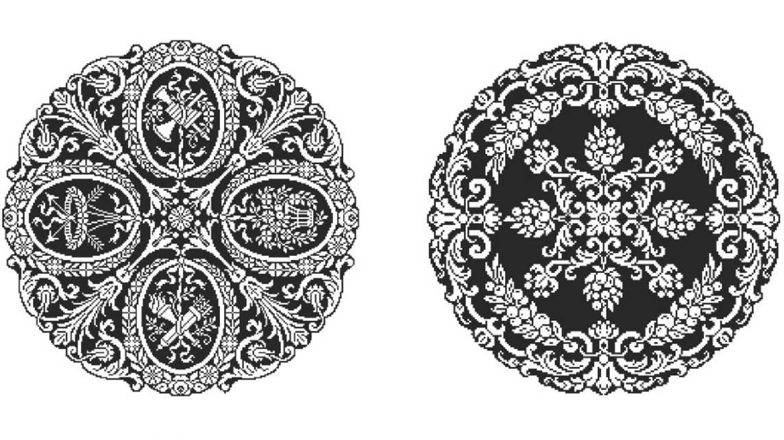 Art Deco (Арт-деко). Рукоделие, вышивка, вязание. Подборка №117. СТАРИННЫЕ СХЕМЫ. смотреть онлайн