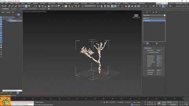 3ds max script course: 081 Tetra Tree смотреть онлайн