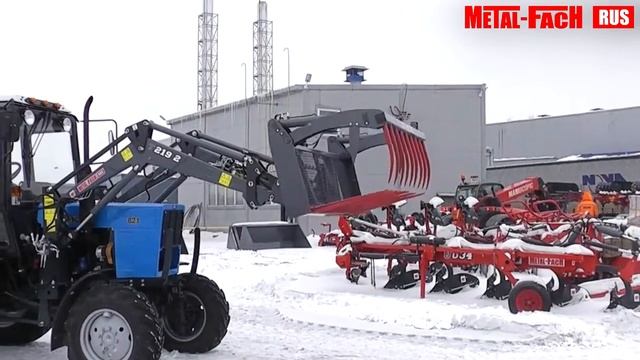Захват для силоса(крокодил) для фронтальных погрузчиков Metal Fach смотреть онлайн